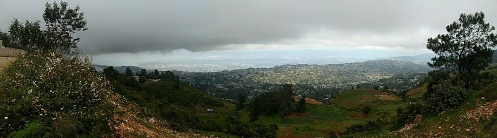 Panorama from the hills above Port au Prince, Haiti